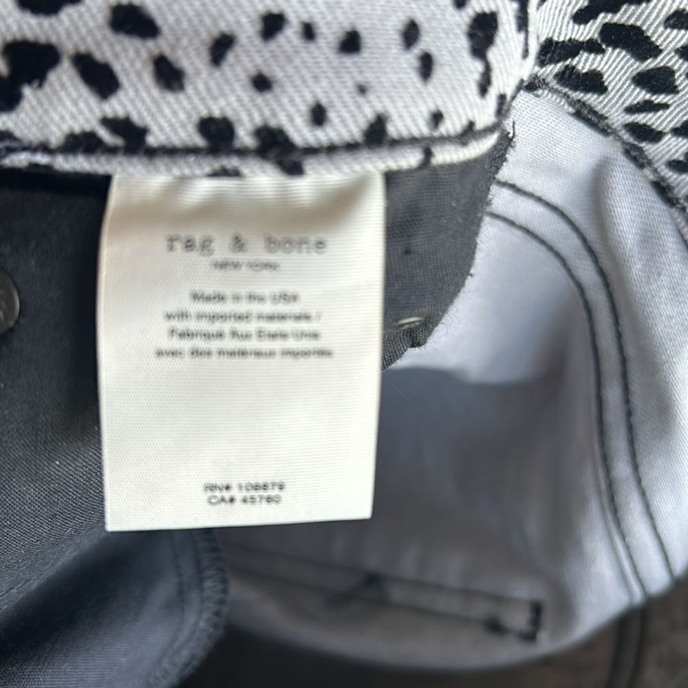NWT Rag & Bone Hana Cheetah Print Crop Jean Size: 24 - Picture 14 of 15